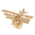 thumbnail image 5 of Hands Craft 3 Pieces 3D Modern Wooden Puzzle Airplane, 5 of 7