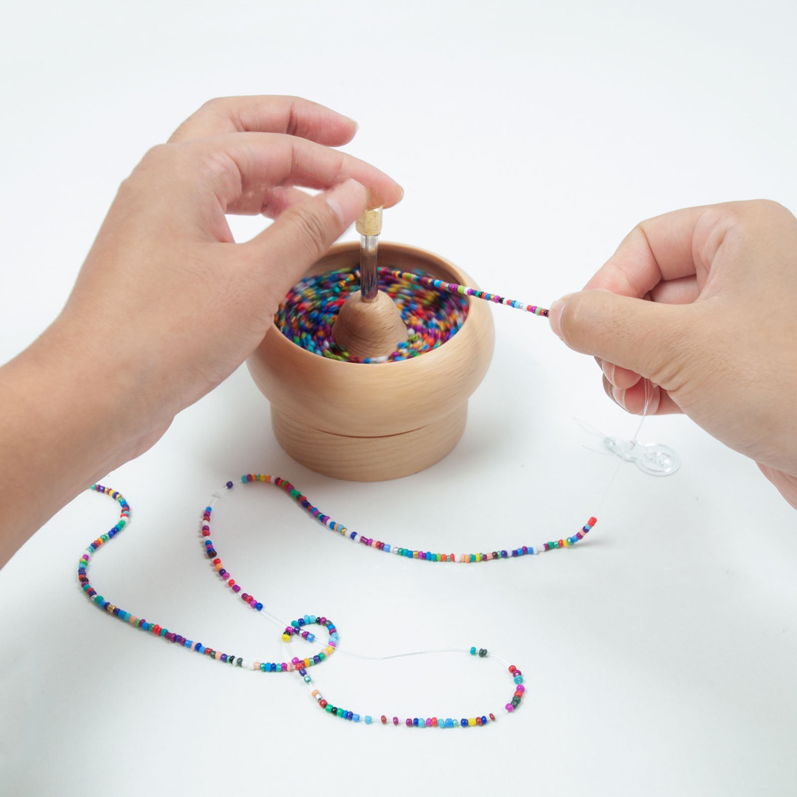 Bead Loom Kit Electric Bead Spinner With String Big Eye - Temu