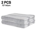 thumbnail image 2 of Toalla de microfibra con tejido de gofre de 2 piezas: toalla de baño deliciosamente suave y de rápida absorción, 2 of 5
