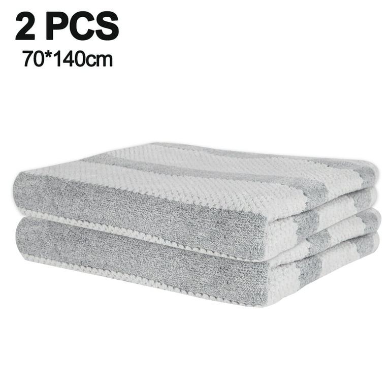 2PCS Waffle Weave Microfiber Towel - Lusciously Soft, Fast