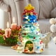 thumbnail image 5 of Decoraciones Del Árbol de Navidad 10 Pulgadas de Artesanía de Bricolaje Mini Árbol de Navidad de Resplandor, Árbol de Navidad de Mesa Pequeño con 20 Conos de Luz Led Y Decoraciones de Navidad Luces De, 5 of 6