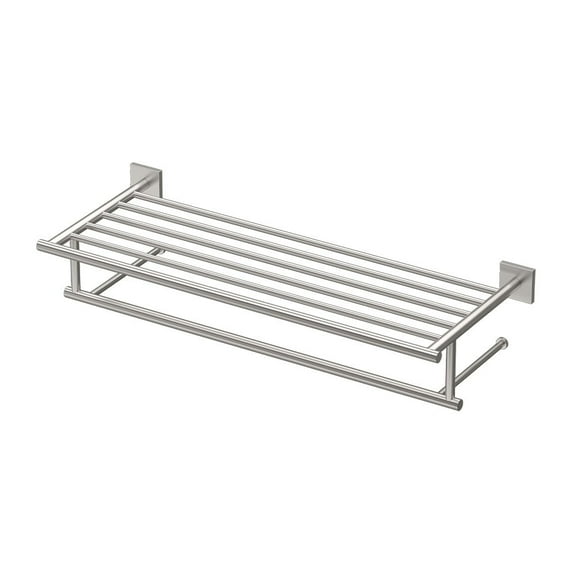 Gatco Elevate 25.75" Minimalist Towel Rack, Satin Nickel