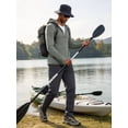 thumbnail image 4 of NELEUS Mens UPF 50+ Hooded Athletic Jackets for Fishing Hiking High Collar Full Zipper with Thumb Holes and Pockets,Gray,US Size XL, 4 of 11