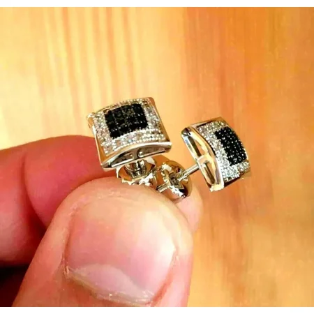 14K Yellow Gold Plated 1.50Ct Round Cut Lab Created Diamond Women's Stud Earing