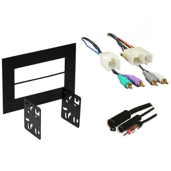 Fits Infiniti Q45 1990-2001 Metra Double DIN Dash Kit with Harmony Radio Harness