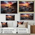 thumbnail image 4 of Designart "Coastal Birds Rocky Beach wall art" Nautical & Beach Floater Framed Wall Art Living Room, 4 of 7