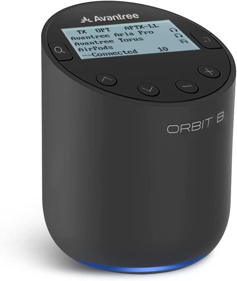 Avantree Orbit B Bluetooth Transmitter & Receiver for TV with LED