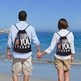 thumbnail image 5 of Fuzoiu Veterans Day2 Print Drawstring Backpack for Gym, Travel, Yoga,Sports Sackpack String Bag for Women Men-Small, 5 of 6