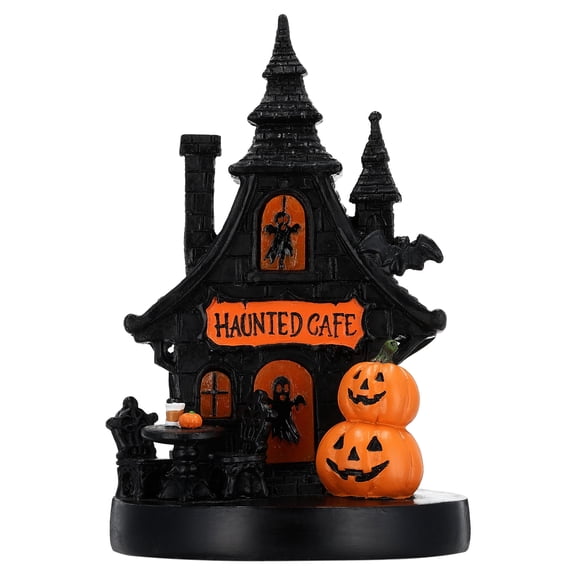 Light-Up Resin Haunted House Decoration, Multicolor, 7", Halloween by Way To Celebrate