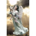 thumbnail image 2 of Ceramic African American Angel Music Box Dove 6x5.5x9 1/8 Religious, 2 of 3