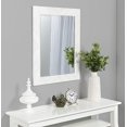 thumbnail image 5 of DesignOvation Rost Pieced Wood Framed Wall Accent Mirror, 23.5x29.5, White, 5 of 5