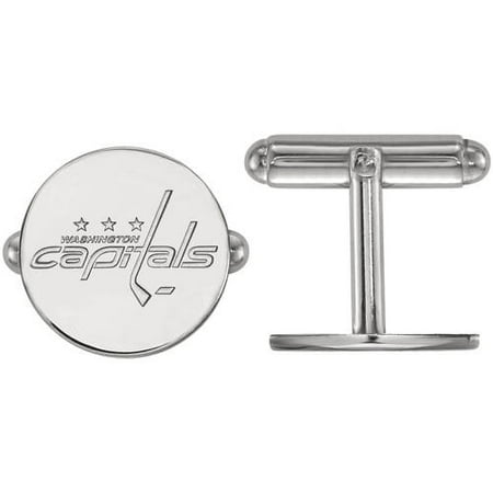 Turquoise Sterling Silver Cufflinks - NHL Washington Capitals Sterling Silver Cuff Links