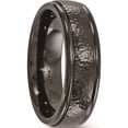 thumbnail image 5 of Titanium Black Ti Hammered 7mm Band, 5 of 5