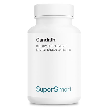 SuperSmart Candalb (Advanced Formula) - with Lactobacillus Acidophilus, Rhamnosus & Inulin - Probiotics & Prebiotics Supplement | Non-GMO & Gluten Free - 60 DRCaps