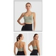 thumbnail image 4 of Top-kevin Sports Bras for Women Pack Criss Cross Back Sexy Strappy Sports Bra Seamless Padded Yoga Bra with Removable Cups Women's Strappy Sports Bra with Criss Cross Back, 4 of 6