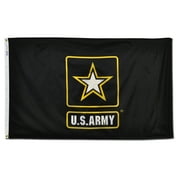 Annin FlagMakers U.S. Army Military Flag 3x5 ft. Nylon SolarGuard Nyl-Glo, Made to 100% Official Specifications, Officially Licensed Manufacturer.
