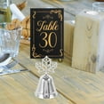 thumbnail image 4 of HOMEMAXS  31 Pcs Large Numbers Name Place Cards Wedding Rose Seat Mesa Decoration Banquet Black, 4 of 8