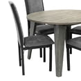 thumbnail image 2 of Comedor 4 Sillas Kessa Muebles Alondra Gris 120 x 78 x 120 cm, 2 of 7