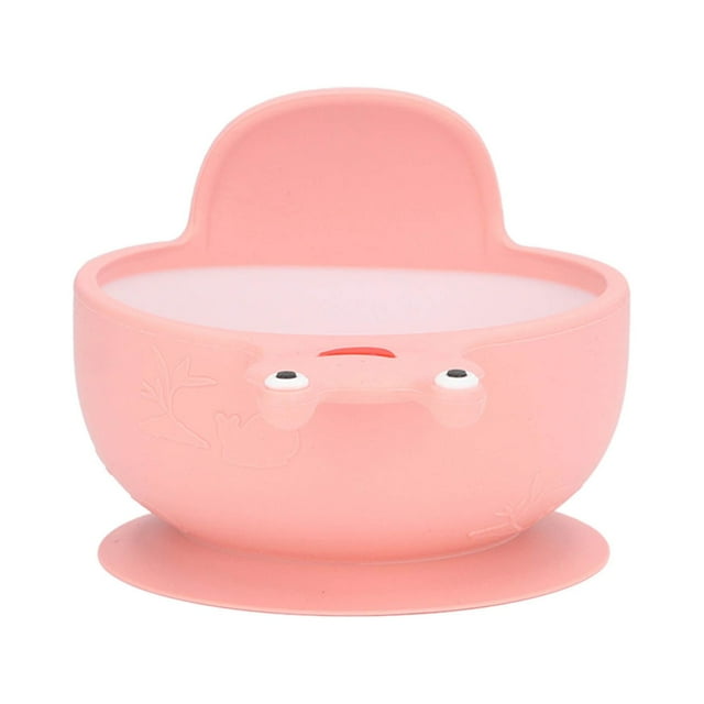 Tazón de silicona para bebé con succión, Tazón de silicona para niños pequeños Tazón de silicona antideslizante para bebés Tazones para niños pequeños probados profesionalmente