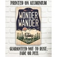 thumbnail image 4 of Metal Sign - Wonder Wander Repeat - Durable Metal Sign - Use Indoor/Outdoor - Makes a Great Inspirational RV Decor and Gift For Avid Campers and Outdoorsy Friends (12" x 18"), 4 of 5