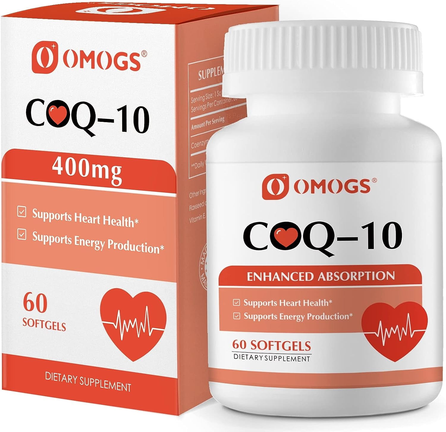 Supports Heart, Energy & Brain Health