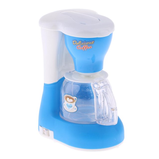 Juguete de simulación Mini electrodomésticos Modelos de plástico azul para elegir Juegos de imitación Niño , de Maquina de cafe CUTICAT Simulación de electrodomésticos