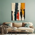 thumbnail image 6 of 1pc Vibrant Abstract African American Figures Canvas Art Print - 31.49x47.2" Frameless Modern Wall Decor for Living Room, Bedroom, Kitchen, Bathroom, 6 of 8
