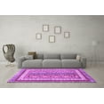 thumbnail image 3 of Ahgly Company Indoor Rectangle Abstract Purple Modern Area Rugs, 6' x 9', 3 of 4