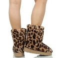 thumbnail image 6 of Bamboo's Women's All Over Faux Fur Ankle Booties, Leopard,  8 M US, 6 of 7