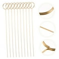 thumbnail image 3 of Supvox Chic Golden Metal Floral Place Card Holders for Weddings and Offices 10Pcs, 3 of 6