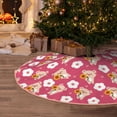 thumbnail image 5 of Sikiie Piggy Sunflower Nativity Christmas Tree Skirt, Jesus Christian Winter Holiday Tree Mat Decoration(30-48IN)48", 5 of 6