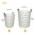 thumbnail image 5 of Daiia Happy Graduation Round Laundry Basket with Handles Thickened Waterproof Circular hamper,Dirty Clothes Storage Basket for Bedroom,Bathroom,College Dorm-Medium, 5 of 8