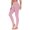 Pink-07, variant on REALiKUN Women's Comfort Stretch Soft Solid Print High Waist Band Active Yoga Pants Leggings
