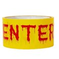 thumbnail image 4 of 4 PCS Halloween Caution Tape,16ft Warning Barrier Tape for Halloween Decorations Outdoor Indoor,Party Prop for Haunted House Yard Porch Fence Door Halloween Party Decor, 4 of 9