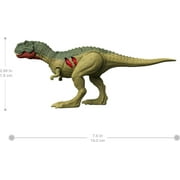 Jurassic World Dominion Extreme Damage Quilmesau Dinosaur Action Figure Toy, Battle Play