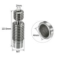 thumbnail image 5 of Tubo de garganta Uxcell M6x22.5mm para extrusora de 1.75mm para impresora 3D 5PCS, 5 of 5