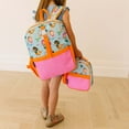 thumbnail image 3 of Wildkin Mermaids Child, Teen Pack-It-All 15 Inch School & Travel Backpack in Blue for Girls, Front strap for attaching Wildkin's Clip-in Lunchbox or other gear, Generously sized exterior front pocket, 3 of 9