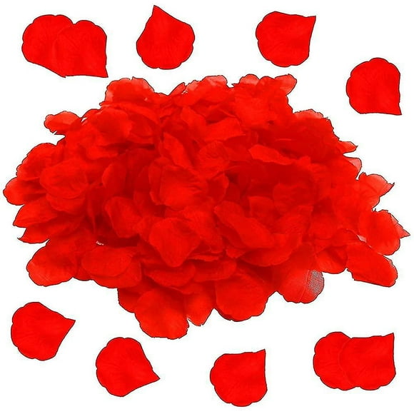 1200pcs Rose Petals, Artificial Rose Petals, Red Rose Petals - Wedding,