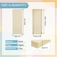 thumbnail image 2 of Uxcell 2Pcs Wood Canvas Boards, 8x20 Inch Wood Art Canvases Square Unfinished Wood Panel for Painting, Crafts, DIY Projects, Pouring Art, 2 of 6