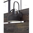 thumbnail image 5 of Signature Design by Ashley Drystan Queen Panel Headboard, Rustic Brown, Industrial Farmhouse Headboard with LED Lights and USB Charging, 5 of 7