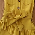 thumbnail image 6 of KYAIGUO Kids Baby Girls Summer Short Sleeve Dresses Skirt Toddler Girls Dress Ruffles Princess Dresses Casual Cute Party Dresses for 1-6T, 6 of 8