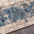 thumbnail image 2 of Surya Mirabel MBE-2313 108 x 146" Rectangle Fabric Rug in Tan/Teal/Pale Blue, 2 of 9