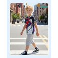 thumbnail image 3 of Camiseta Disney Marvel Spider-Man para niños con protección UV de 8 a 9 años, 3 of 7