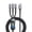 A, variant on 100W Fast Charging Data Cords Transparent Mid Card LED Triple in One Braided for Multiple Devices