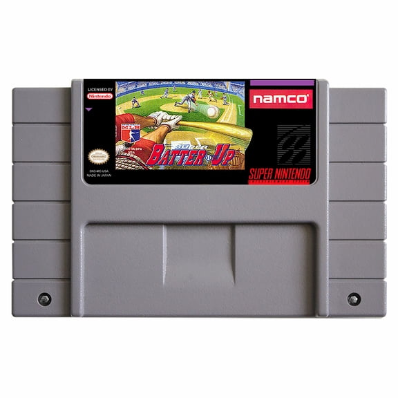 SNES Games Cartridge Super Batter Up