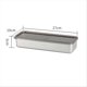 thumbnail image 2 of Food Storage Container Stainless Steel Kitchen Storage Box 1000ML, 2 of 5