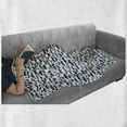 thumbnail image 6 of Cattle Soft Flannel Fleece Blanket, Farm Animals Silhouette Background Style Pattern for Agriculture Theme, Cozy Plush for Indoor and Outdoor Use, 60" x 80", White and Dark Blue Grey, by Ambesonne, 6 of 6
