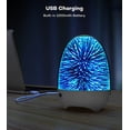 thumbnail image 5 of Enceinte Bluetooth Goodrich Night Light, Lampe de table de chevet à commande tactile en verre 3D Haut-parleurs sans fil portables à LED 7 couleurs, Lampe de table rechargeable, Meilleur cadeau pour adultes, adolescents, enfants, garçons et filles Kuyhfg Bienvenido a Kuyhfg, 5 of 5