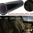 thumbnail image 3 of Speravity 1 rollo de película solar para ventana de coche de PET, recortable, Universal, de verano, aislante de calor, películas de cúpula Ventana automotriz 1％ VLT, 3 of 6