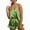 Mint Green, variant on Alitao Womens Pajama Sets Lounge Sets Women's Silk Satin Ruffled Pajamas Sets Shorts Sets Sleepwear Satin Pajamas Shorts Set Nightwear Pajamas Set Matching Pajamas Women'S Sleepwear Dark Blue 3XL